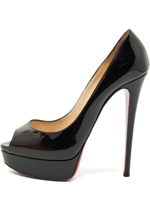 Christian Louboutin Pre-Owned Lady Peep peep-toe platform pumps - Black