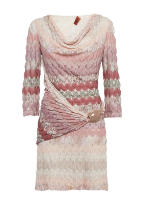 Missoni Pre-Owned cowl-neck dress - Pink