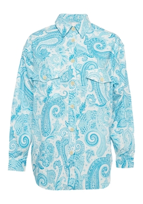 Etro Pre-Owned paisley-print shirt - White