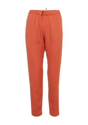 Dries Van Noten Pre-Owned crepe tailored trousers - Orange