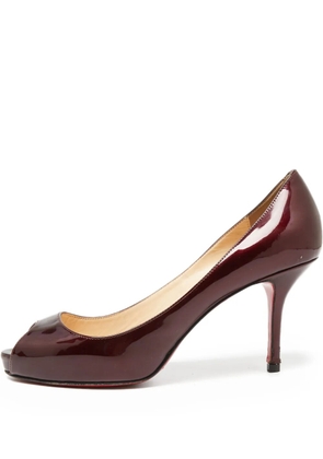 Christian Louboutin Pre-Owned 80mm leather sandals - Red