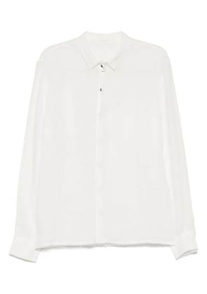 Label Under Construction linen shirt - White