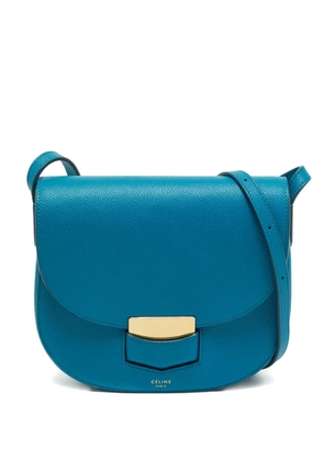 Celine Pre-Owned 2017 small Trotteur leather cross body bag - Blue