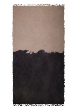 Uma Wang tie-dye scarf - Neutrals