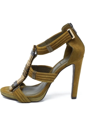 Tory Burch beaded suede sandals - Green