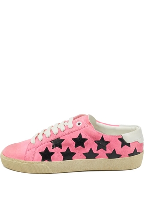 Saint Laurent Pre-Owned Court Classic stars sneakers - Pink