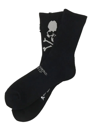 Mastermind World distressed-effect socks - Black