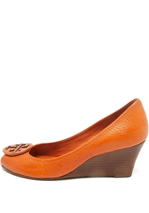Tory Burch Sally wedge pumps - Orange