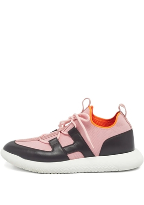 Hermès Pre-Owned Duel leather sneakers - Pink