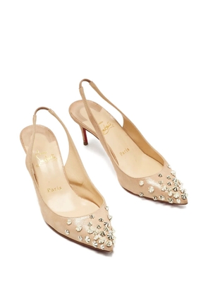 Christian Louboutin Pre-Owned Drama Spikes pumps - Neutrals
