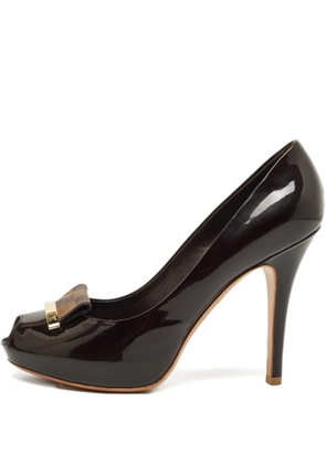 Louis Vuitton Pre-Owned Valentine Damier Ebène pumps - Brown