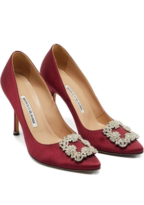 Manolo Blahnik Hangisi heeled pumps - Red