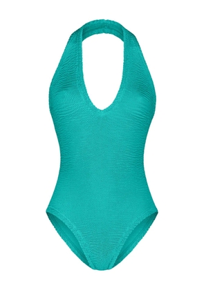 PARAMIDONNA Julia halterneck swimsuit - Blue