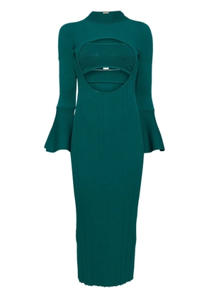 Cult Gaia layered cut-out dress - Green