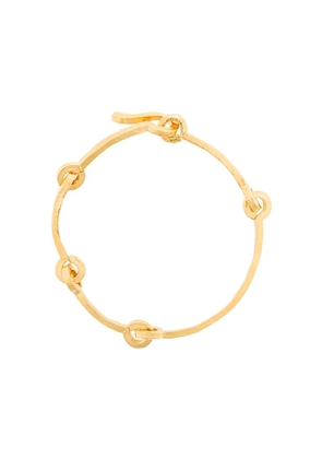 Wouters & Hendrix Technofossils hammered Link bracelet - Metallic