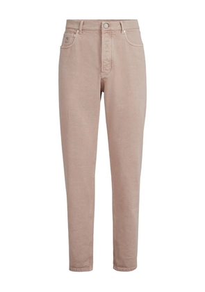 Brunello Cucinelli five-pocket jeans - Brown