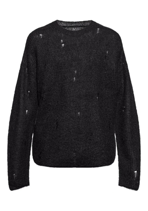 AllSaints Edgin distressed sweater - Black