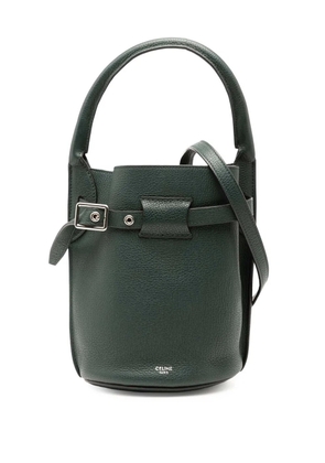 Celine Pre-Owned 2018-2025 Nano Leather Big Bucket Bag satchel - Green