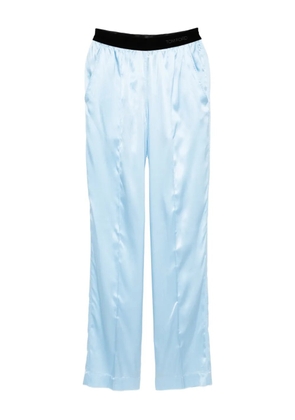 TOM FORD satin trousers - Blue