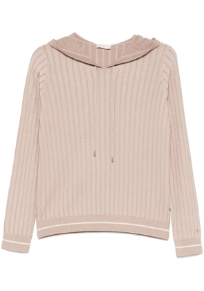 LIU JO striped hoodie - Neutrals
