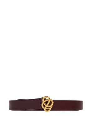 By Malene Birger logo buckle belt - Brown