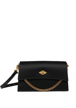 Metier London mini Roma satin clutch bag - Black