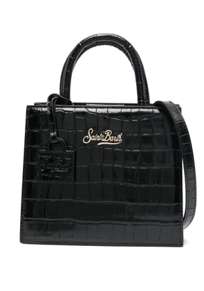 MC2 Saint Barth leather mini tote bag - Black