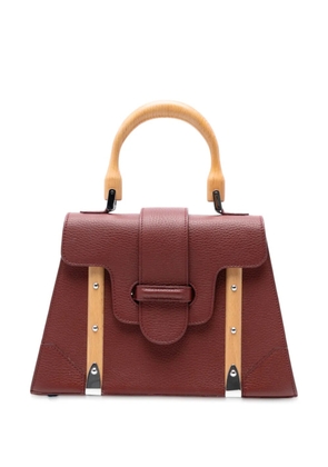 Goyard Pre-Owned 2013 Leather Saigon Structured PM satchel