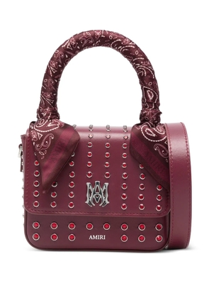 AMIRI micro MA Stud tote bag - Red