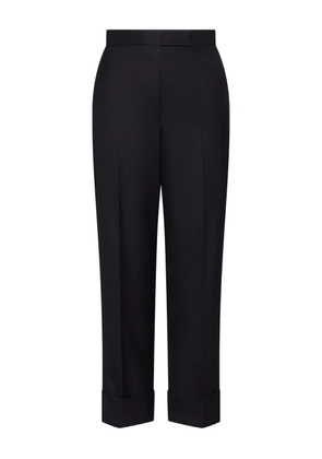 Thom Browne tuxedo stripe wool trousers - Black