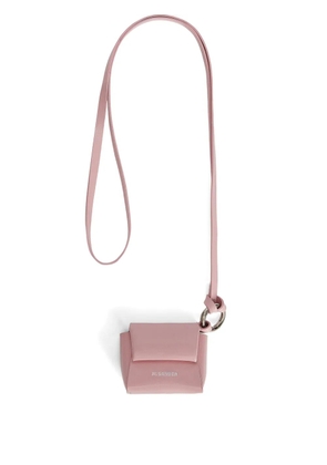 Jil Sander detachable strap folded air pods case - Pink