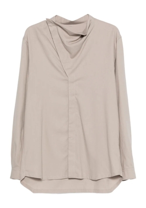 Rick Owens funnel neck jumper - Grey