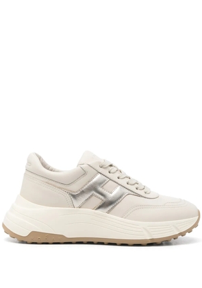 Hogan Hi-Fi leather sneakers - Neutrals
