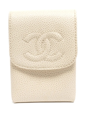 CHANEL Pre-Owned 2000-2002 CC cigarette case - Neutrals
