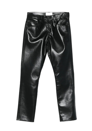 AGOLDE recycled calf leather trousers - Black