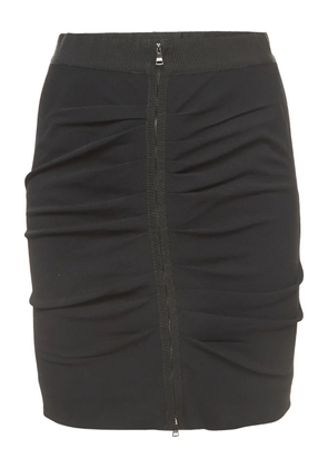 Dolce & Gabbana Pre-Owned ruched zipper mini skirt - Black