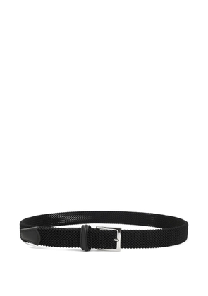 Kiton elastic belt - Black