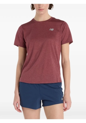 New Balance logo-detail T-shirt - Red