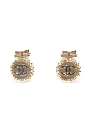 CHANEL Pre-Owned 2013 CC mark earrings - Gold