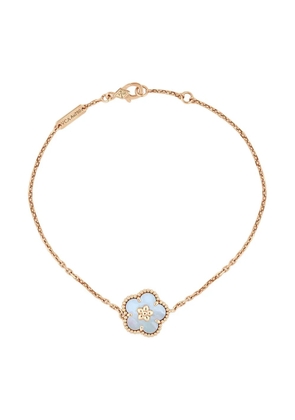 Van Cleef & Arpels Pre-Owned 18K rose gold Lucky Spring mother of pearl bracelet - Pink