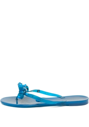 Valentino Garavani Pre-Owned Rockstud flip-flops - Blue