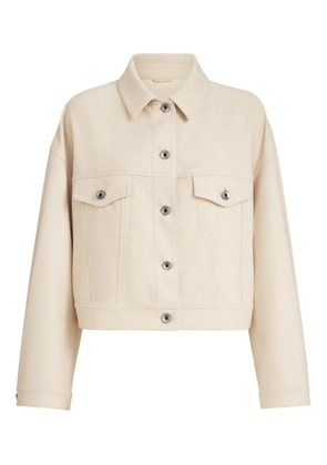 Brunello Cucinelli monili-embellishment jacket - Neutrals