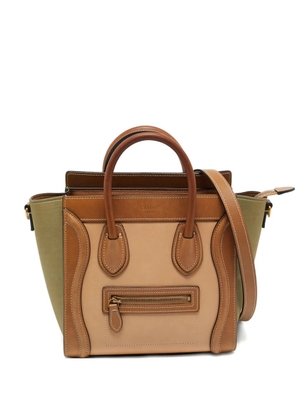Celine Pre-Owned 2016 Nano leather tote bag - Brown