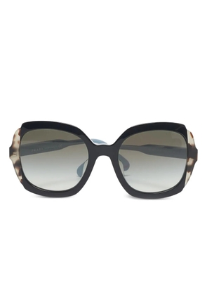 Prada Pre-Owned geometric-frame gradient sunglasses - Black