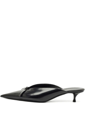 Balenciaga Pre-Owned Knife leather mules - Black