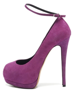 Giuseppe Zanotti Vintage 135mm platform ankle strap pumps - Pink