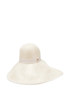 Valentino Garavani Pre-Owned VLogo ribbon sun hat - Neutrals