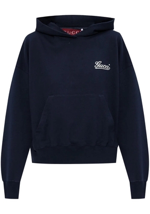 Gucci cotton hoodie - Blue