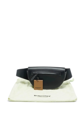 Burberry Pre-Owned Olympia leather belt bag - Black