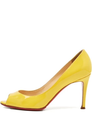 Christian Louboutin Pre-Owned Lady peep-toe sandals - Yellow